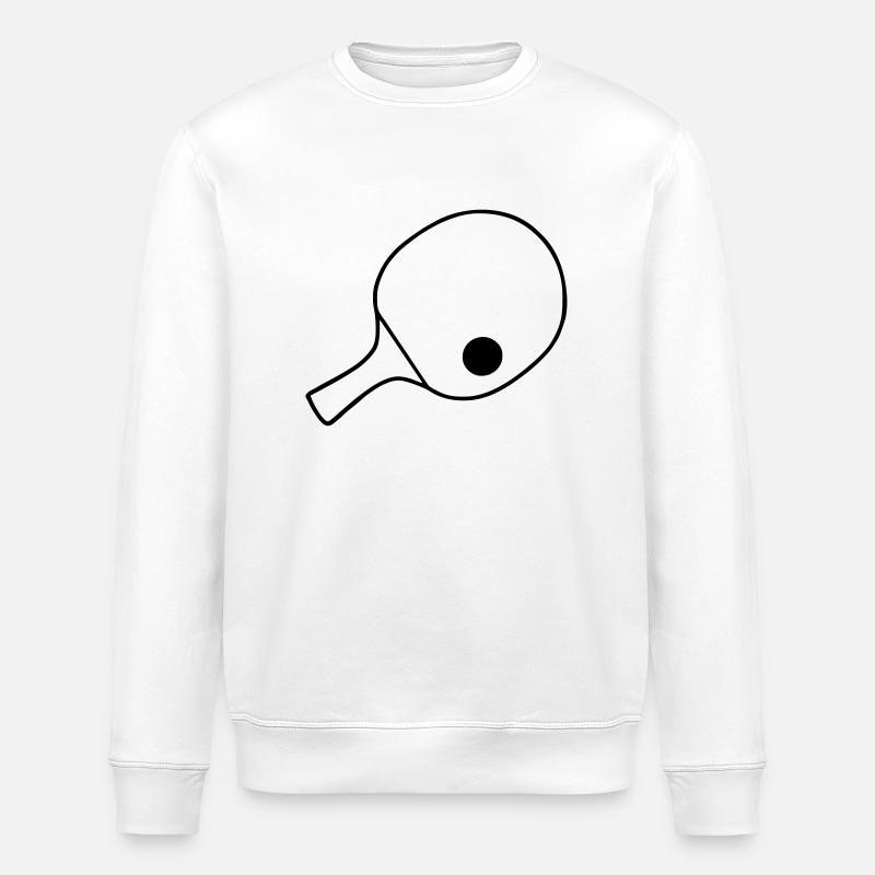 Table tennis rackets, table tennis - Stanley/Stella ROLLER Unisex Organic Sweatshirt - white