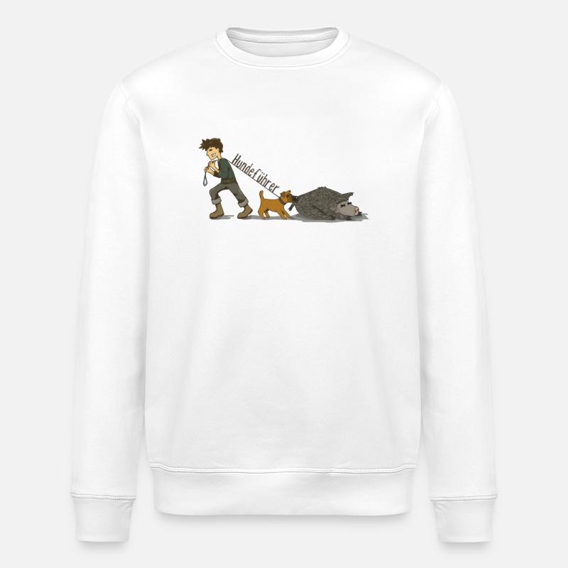 Hundeführer - Stanley/Stella Unisex Bio-Sweatshirt ROLLER - Weiß