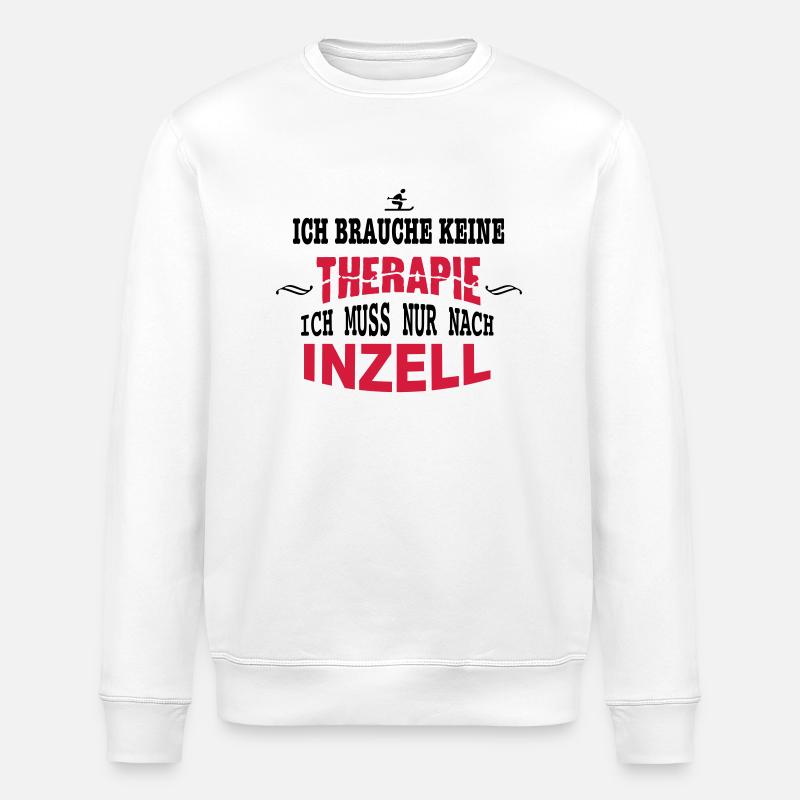 THERAPIE Inzell - Stanley/Stella Unisex Bio-Sweatshirt ROLLER - Weiß