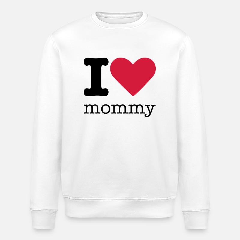 I Love Mommy - Sweat bio ROLLER Stanley/Stella Unisexe - blanc