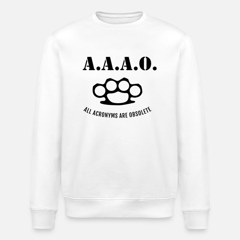 A.A.A.O. - Stanley/Stella Unisex Bio-Sweatshirt ROLLER - Weiß