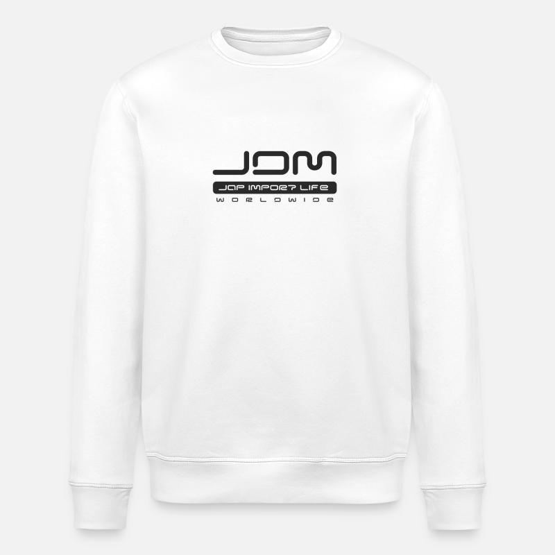 JDM import WRC style - Stanley/Stella ROLLER Unisex Organic Sweatshirt - white