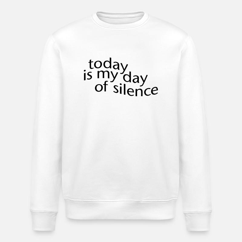 jour de silence - Sweat bio ROLLER Stanley/Stella Unisexe - blanc