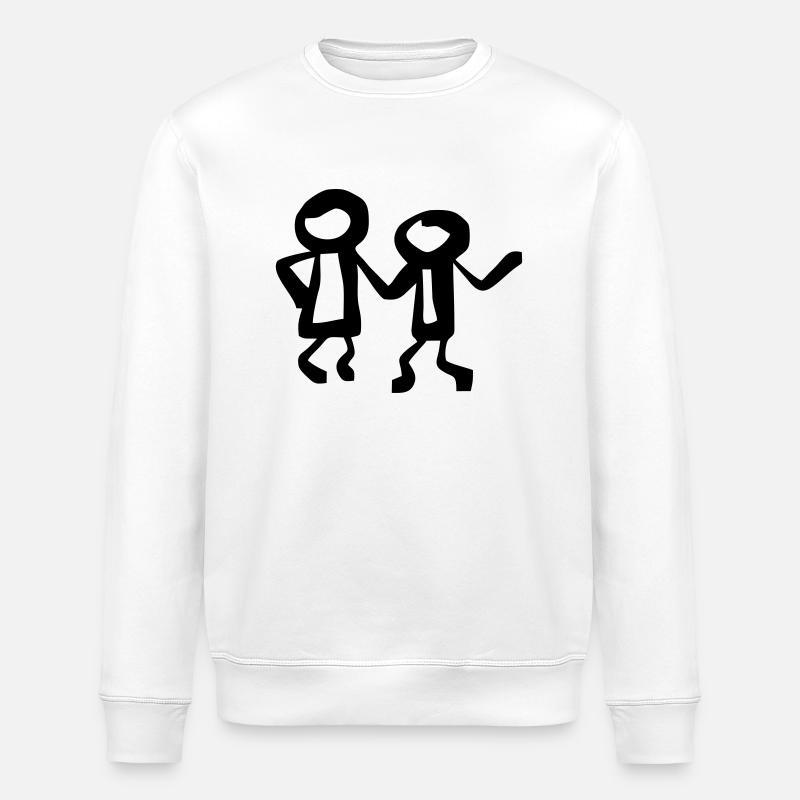Hand in Hand - Stanley/Stella Unisex Bio-Sweatshirt ROLLER - Weiß