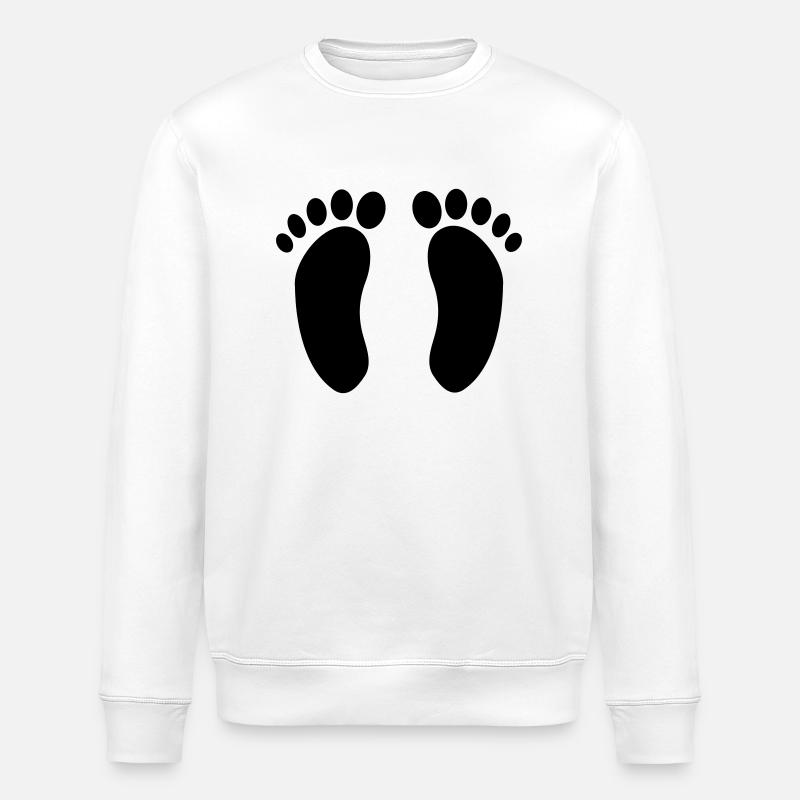 Pieds - Sweat bio ROLLER Stanley/Stella Unisexe - blanc