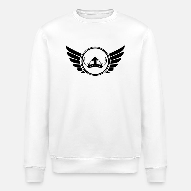 wikinger_wappen_01 - Sweat bio ROLLER Stanley/Stella Unisexe - blanc