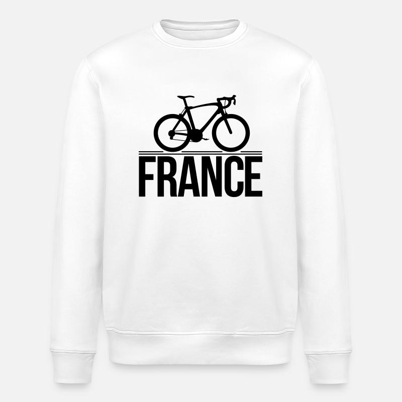 cyclisme - Sweat bio ROLLER Stanley/Stella Unisexe - blanc