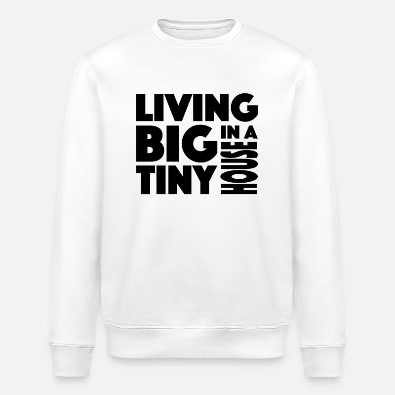 Petite maison - Sweat bio ROLLER Stanley/Stella Unisexe - blanc
