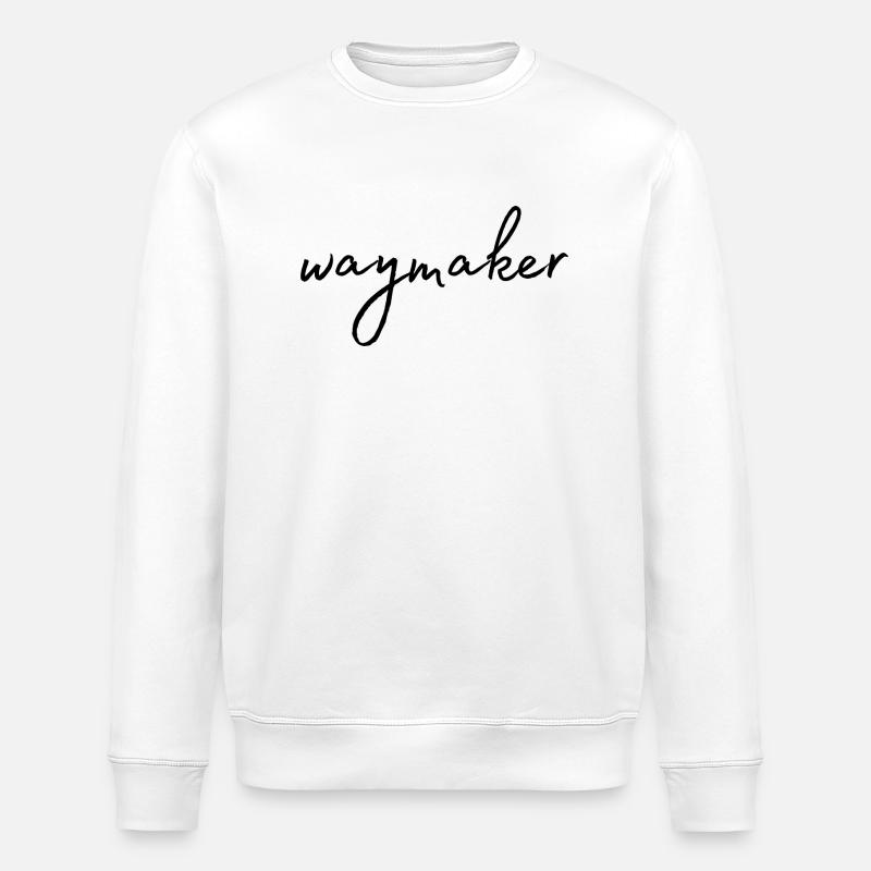 Waymaker - Stanley/Stella ROLLER Unisex Organic Sweatshirt - white