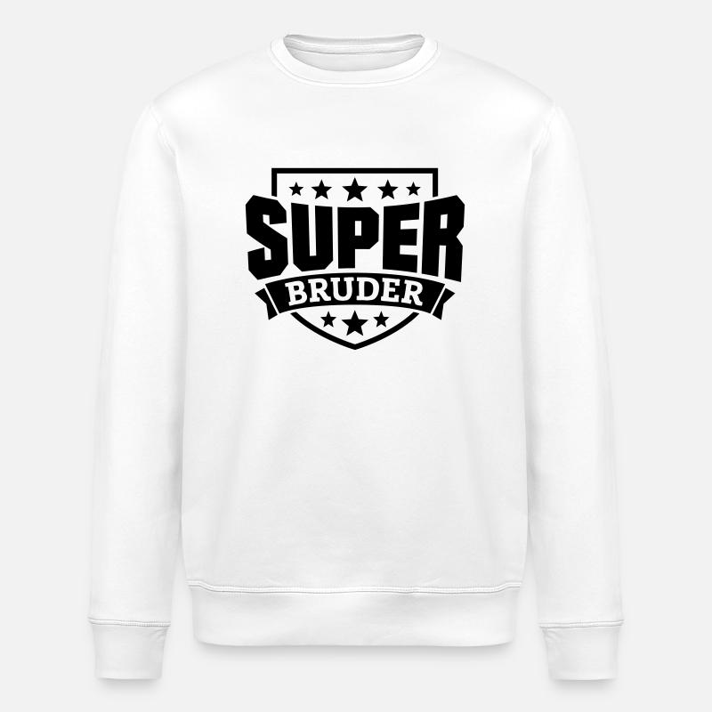 Super Bruder - Stanley/Stella Unisex Bio-Sweatshirt ROLLER - Weiß