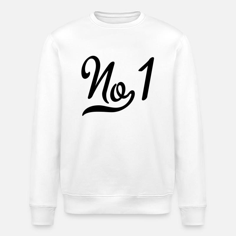 Nummer eins - Stanley/Stella Unisex Bio-Sweatshirt ROLLER - Weiß