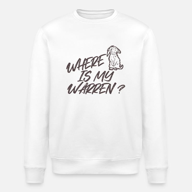 Labyrinthe - Proverbe drôle - Sweat bio ROLLER Stanley/Stella Unisexe - blanc