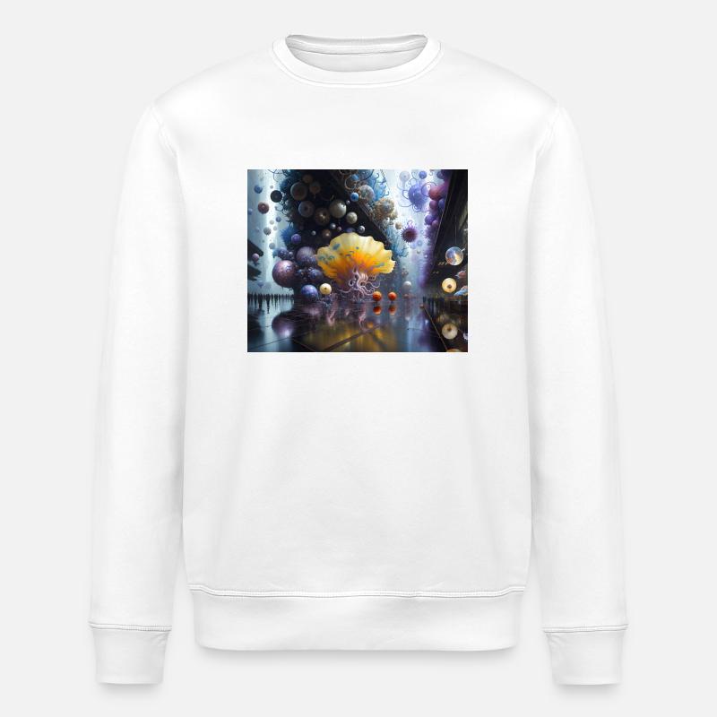 Voyage en Actarus #1 - Sweat bio ROLLER Stanley/Stella Unisexe - blanc