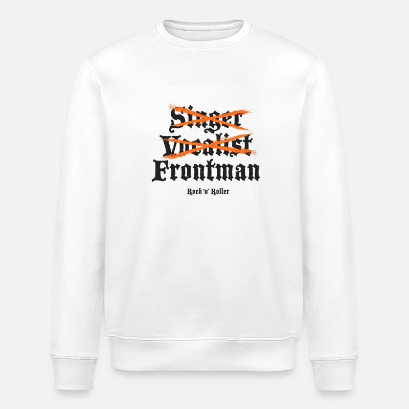Frontman - Stanley/Stella ROLLER Unisex Organic Sweatshirt - white