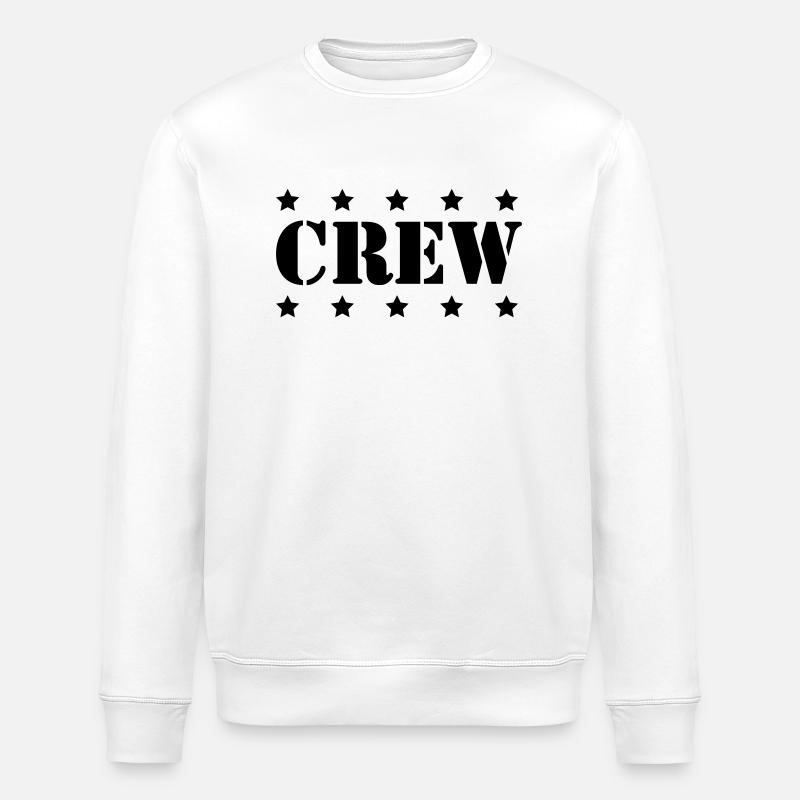 crew - Stanley/Stella ROLLER Unisex Organic Sweatshirt - white