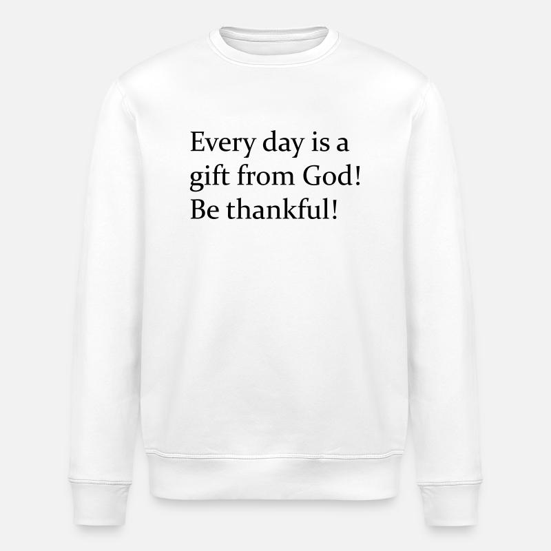 Motivation Sprüche - Stanley/Stella Unisex Bio-Sweatshirt ROLLER - Weiß