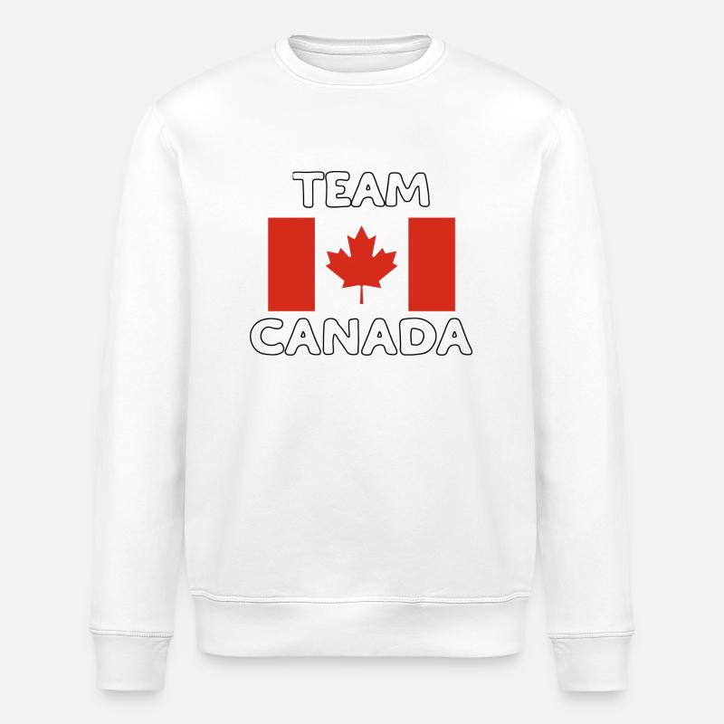 TEAM CANADA - Sweat bio ROLLER Stanley/Stella Unisexe - blanc