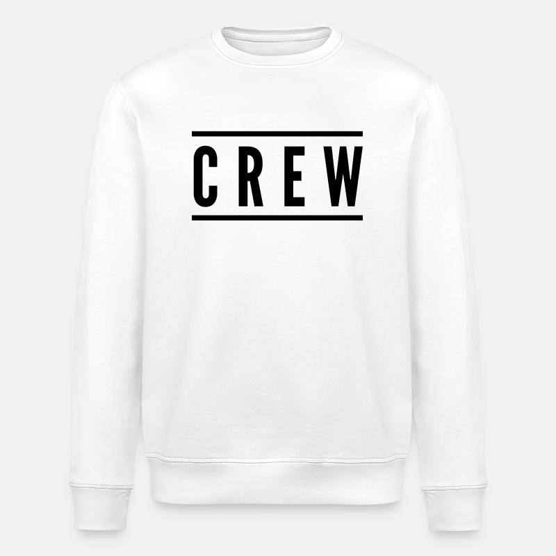 crew - Stanley/Stella ROLLER Unisex Organic Sweatshirt - white