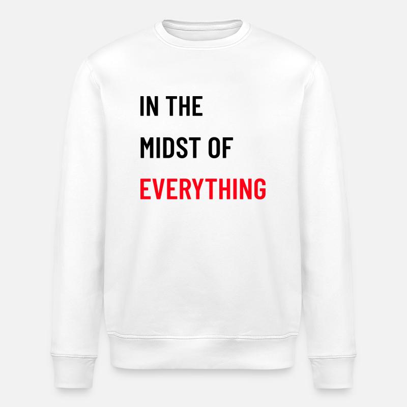 Au milieu de tout - Sweat bio ROLLER Stanley/Stella Unisexe - blanc