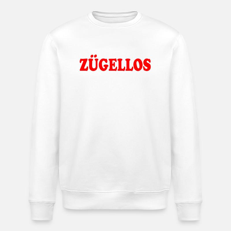 zügellos - Stanley/Stella Unisex Bio-Sweatshirt ROLLER - Weiß