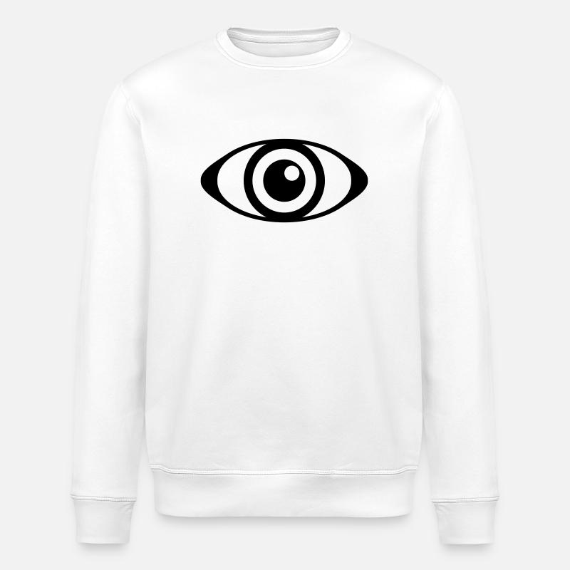 L'oeil - Sweat bio ROLLER Stanley/Stella Unisexe - blanc