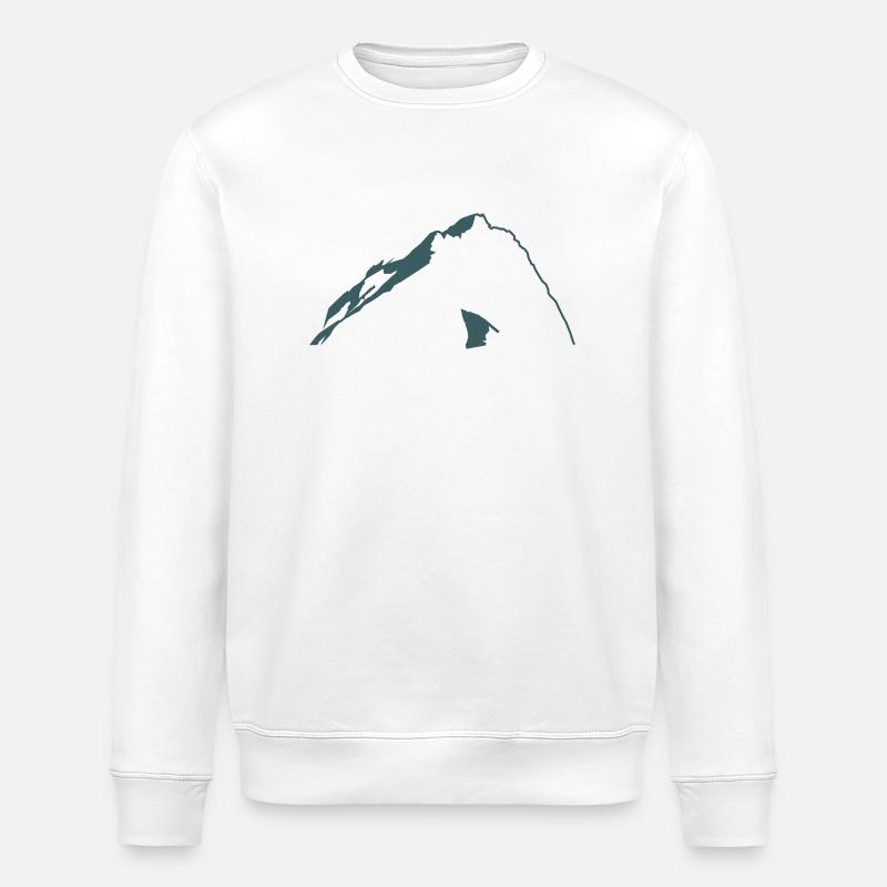 Zugspitze - Stanley/Stella Unisex Bio-Sweatshirt ROLLER - Weiß