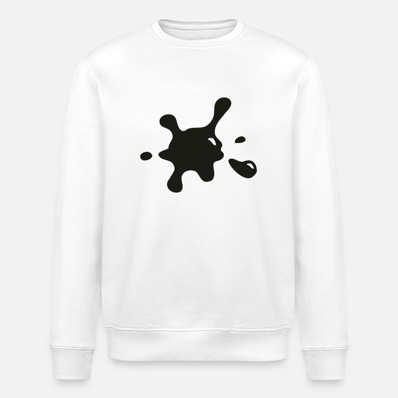 tintenklecks - Stanley/Stella Unisex Bio-Sweatshirt ROLLER - Weiß