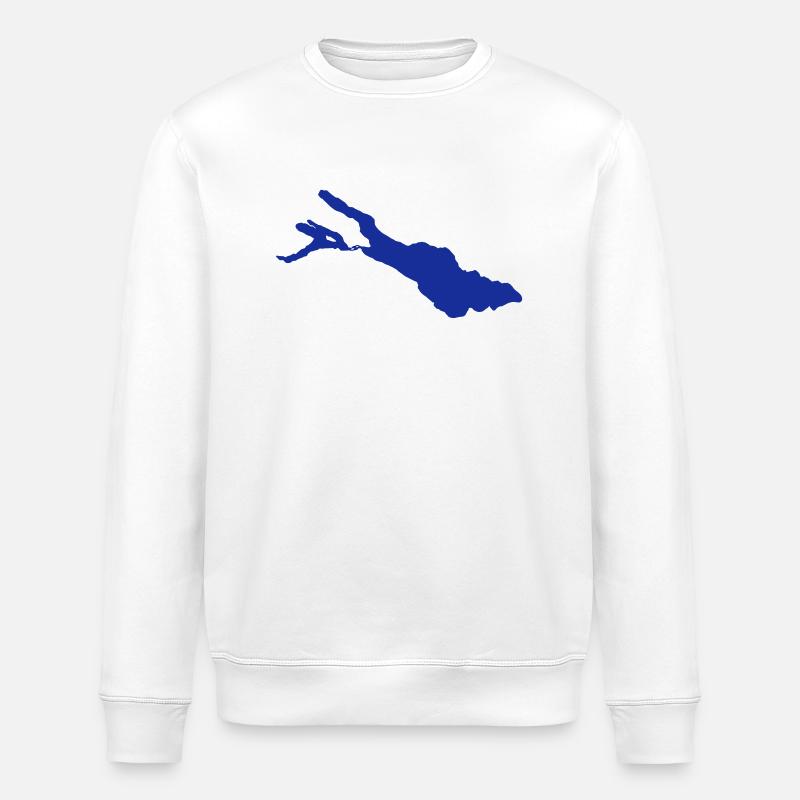 Bodensee - Stanley/Stella Unisex Bio-Sweatshirt ROLLER - Weiß