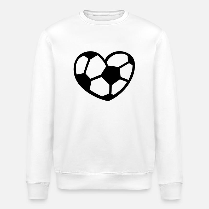 Fussball - Stanley/Stella Unisex Bio-Sweatshirt ROLLER - Weiß