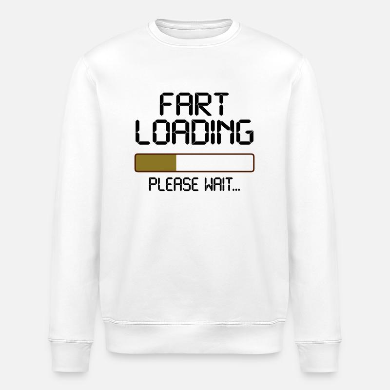 fart loading - Sweat bio ROLLER Stanley/Stella Unisexe - blanc