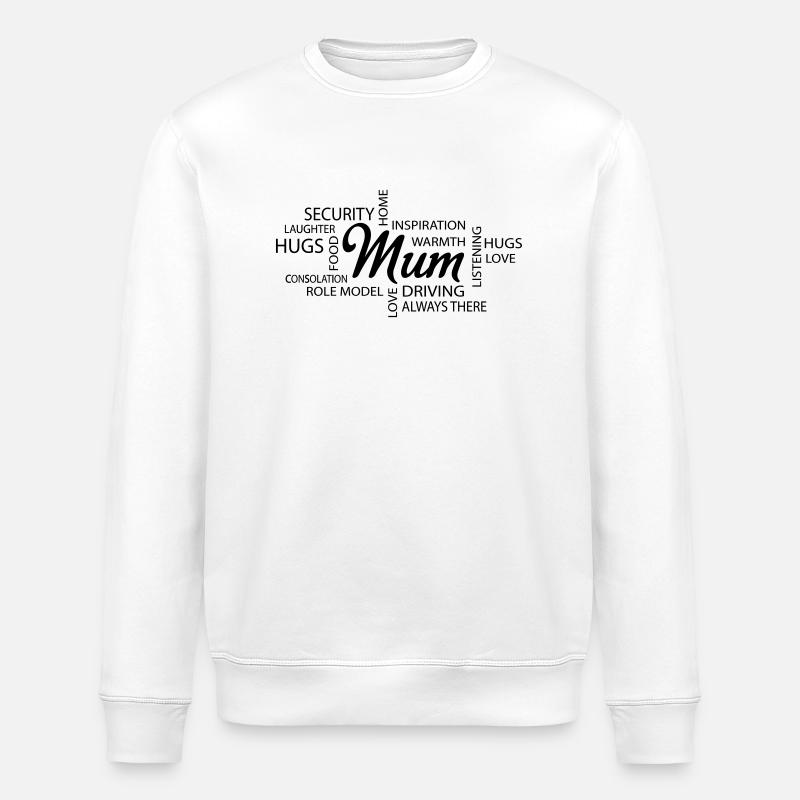 Mama - Sweat bio ROLLER Stanley/Stella Unisexe - blanc