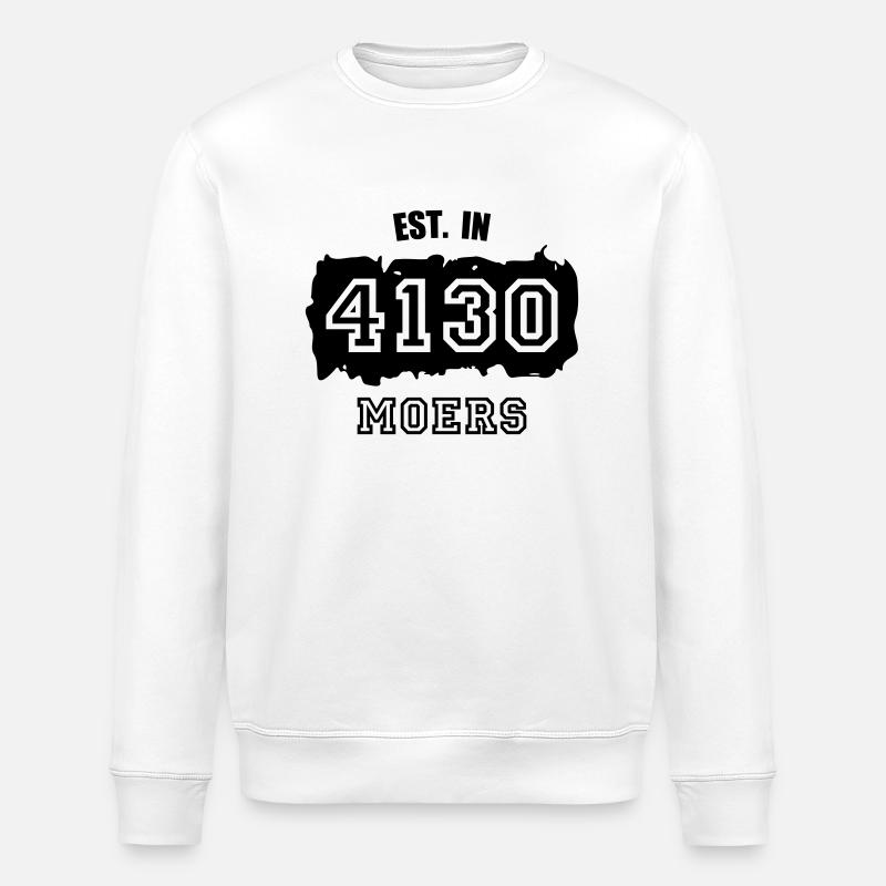 Established 4130 Moers - Stanley/Stella Unisex Bio-Sweatshirt ROLLER - Weiß