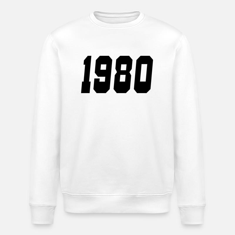1980 - Stanley/Stella Unisex Bio-Sweatshirt ROLLER - Weiß