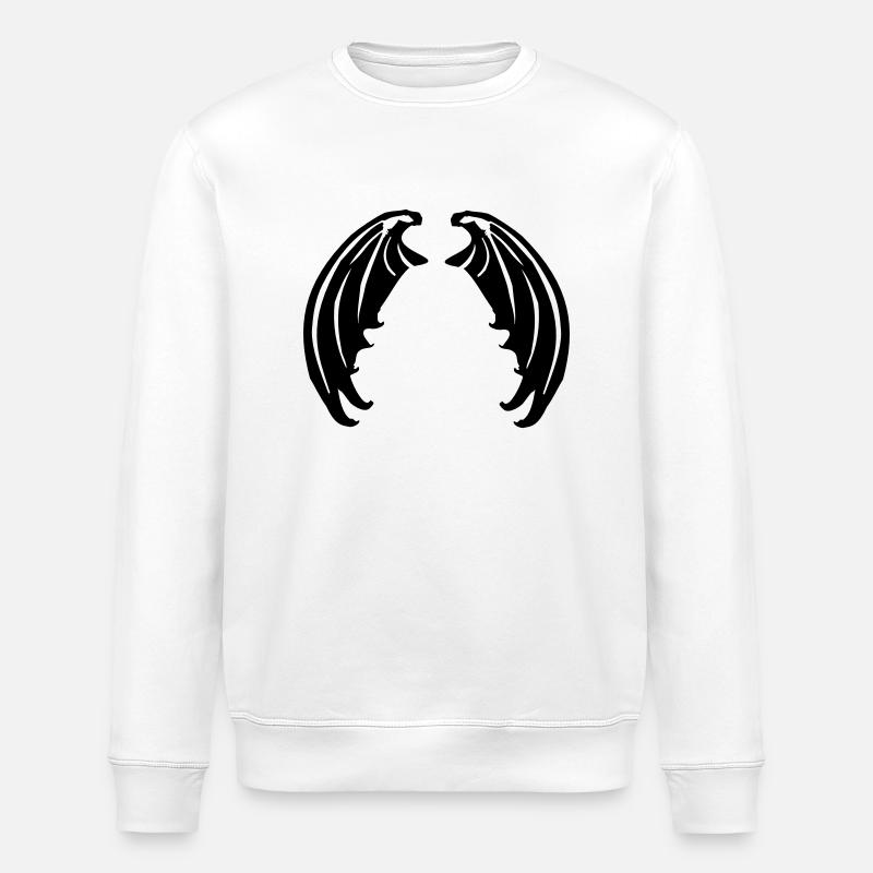 vampires_bat_wings - Sweat bio ROLLER Stanley/Stella Unisexe - blanc