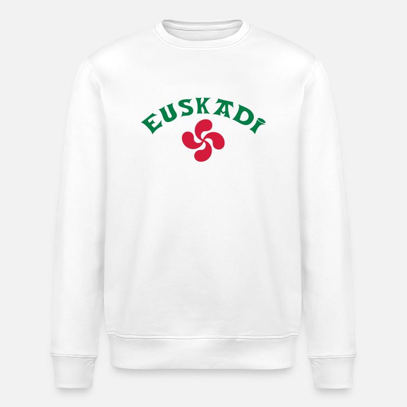 euskadi - Sweat bio ROLLER Stanley/Stella Unisexe - blanc