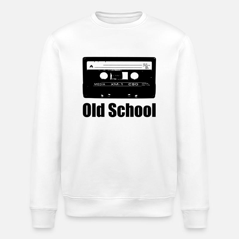 old school - Stanley/Stella Unisex Bio-Sweatshirt ROLLER - Weiß