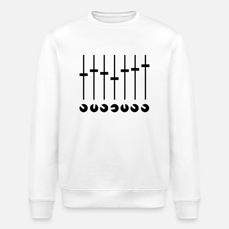 mixing_f1 - Sweat bio ROLLER Stanley/Stella Unisexe - blanc
