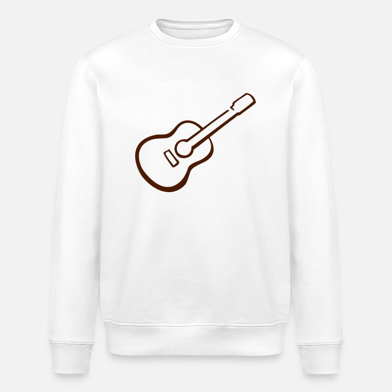 Gitarre - Stanley/Stella Unisex Bio-Sweatshirt ROLLER - Weiß