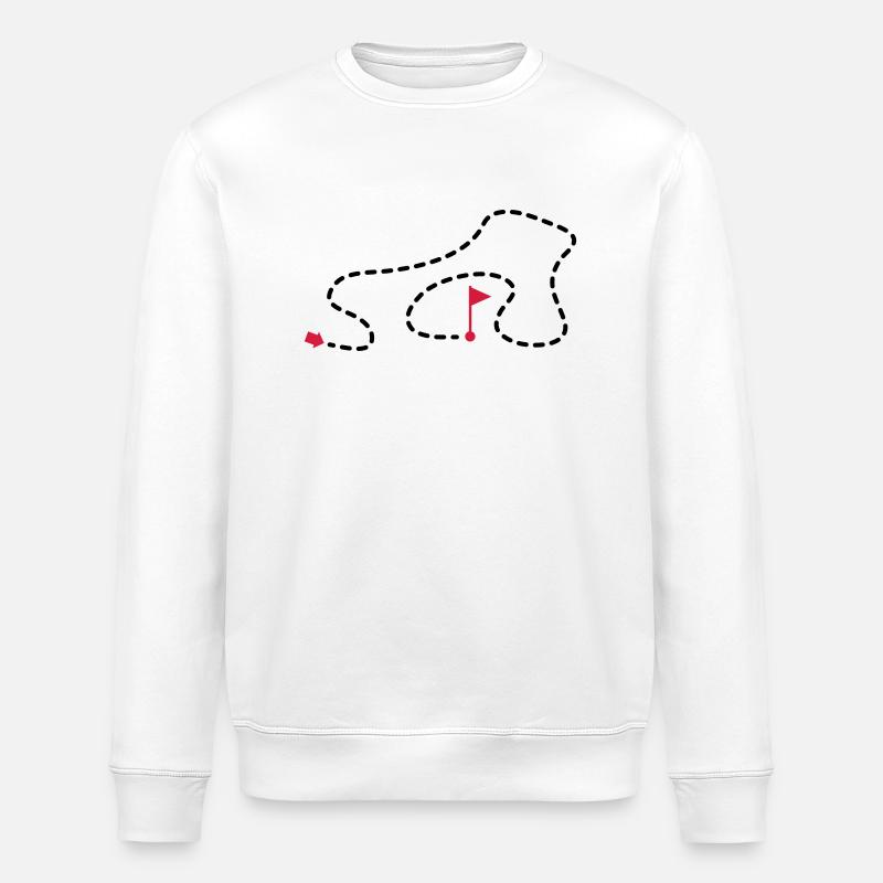 route_1f2 - Stanley/Stella ROLLER Unisex Organic Sweatshirt - white