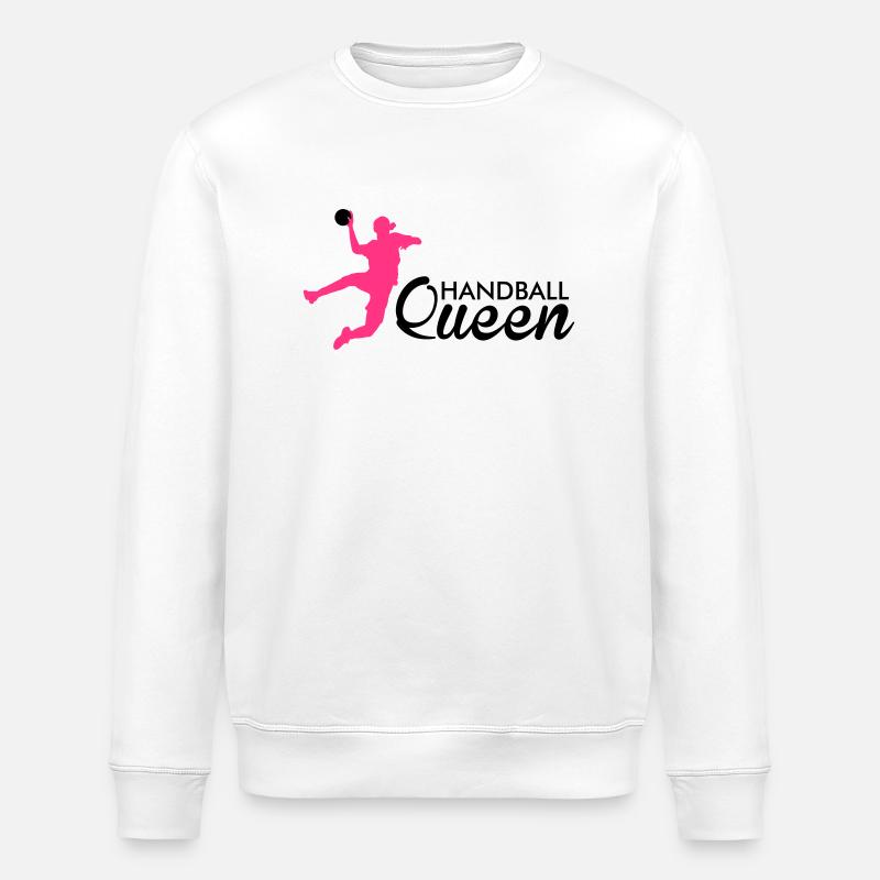 handball queen - Stanley/Stella Unisex Bio-Sweatshirt ROLLER - Weiß