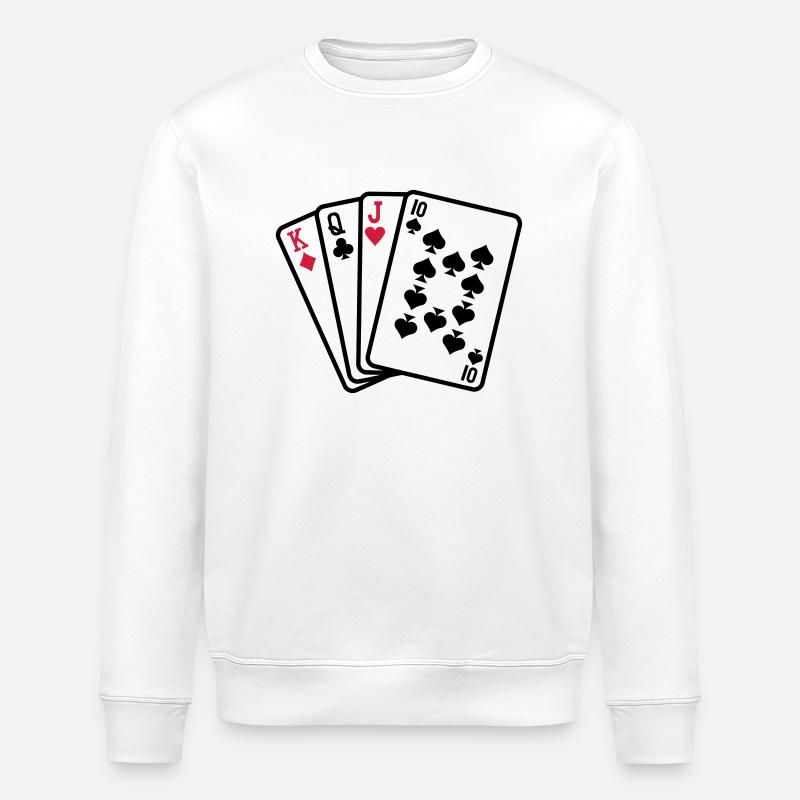 Skat - Stanley/Stella ROLLER Unisex Organic Sweatshirt - white