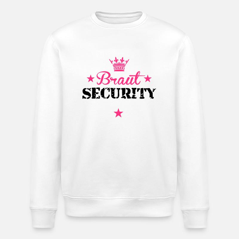 braut_security_5_2f_ - Stanley/Stella Unisex Bio-Sweatshirt ROLLER - Weiß
