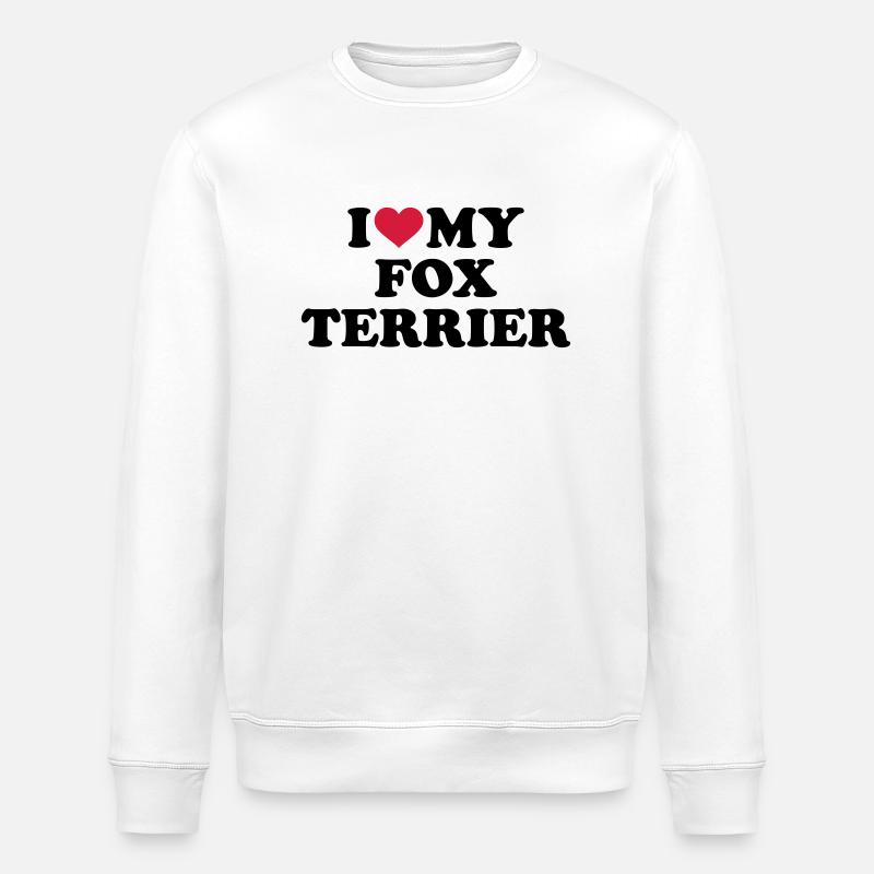 Foxterrier - Stanley/Stella Unisex Bio-Sweatshirt ROLLER - Weiß