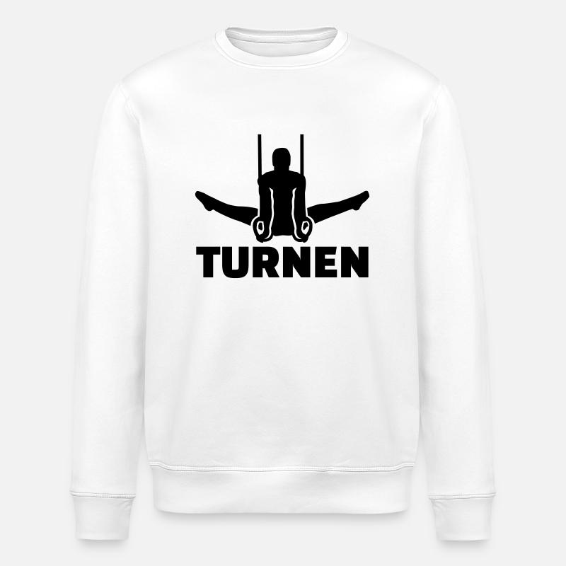 Turnen - Stanley/Stella Unisex Bio-Sweatshirt ROLLER - Weiß