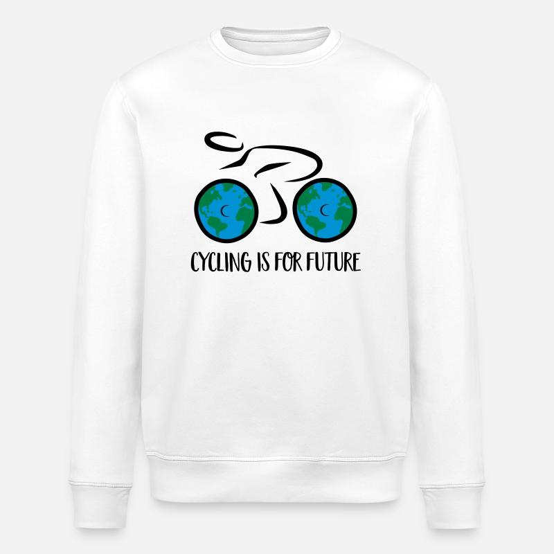 vélo - Sweat bio ROLLER Stanley/Stella Unisexe - blanc