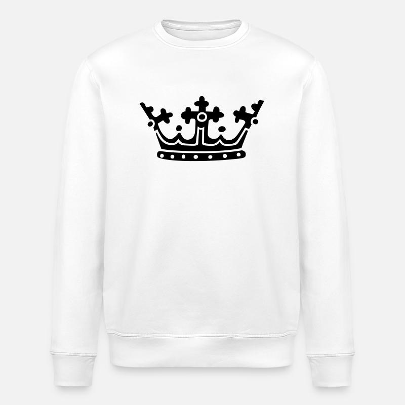 Crown, Pirnce, Princess - Sweat bio ROLLER Stanley/Stella Unisexe - blanc