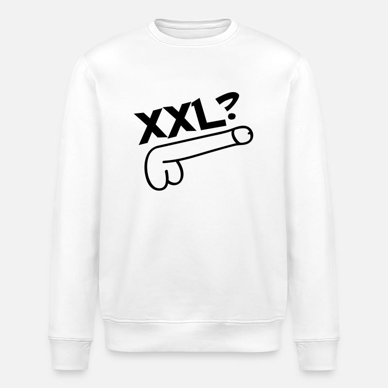 xxl dick - Stanley/Stella Unisex Bio-Sweatshirt ROLLER - Weiß