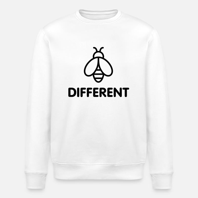 Bee Different - Sweat bio ROLLER Stanley/Stella Unisexe - blanc