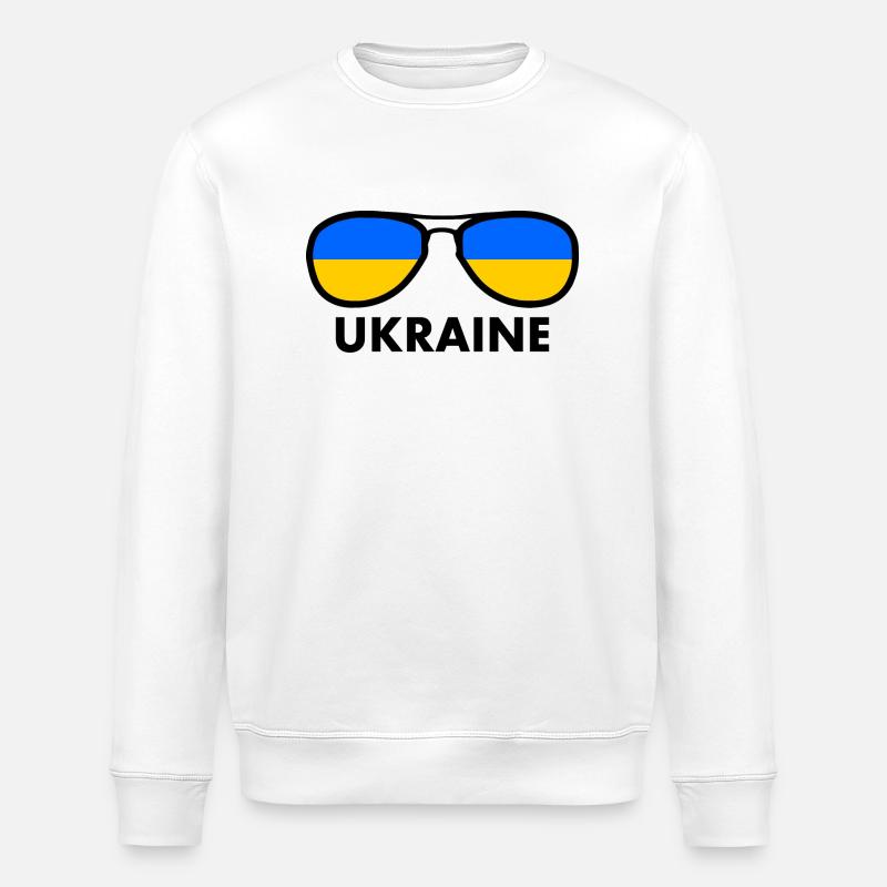 Ukraine - Stanley/Stella Unisex Bio-Sweatshirt ROLLER - Weiß
