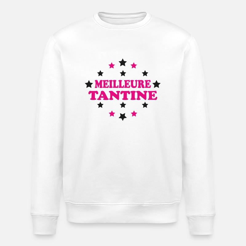 MEILLEURE TANTINE - Sweat bio ROLLER Stanley/Stella Unisexe - blanc